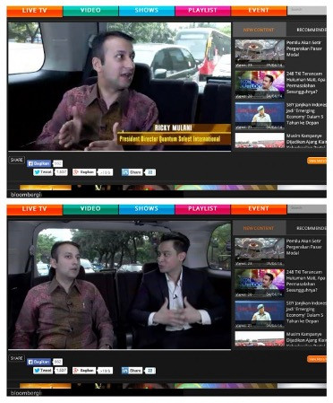 At the Wheel on Bloomberg TV Indonesia